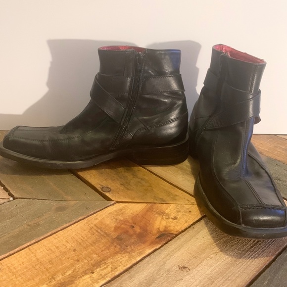 kenneth cole square toe boots